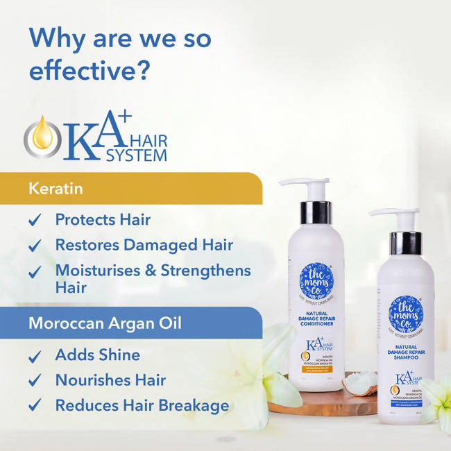 The Moms Co Natural Damage Repair Hair Kit | Grocsy