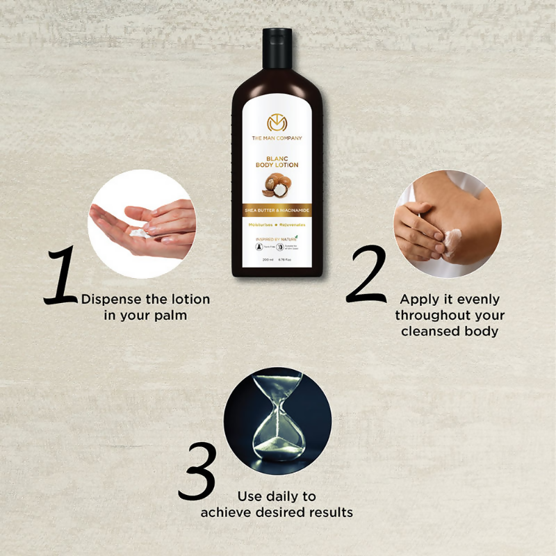 The Man Company Blanc Body Lotion For Men | Grocsy