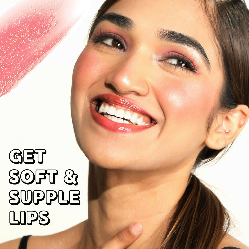 Blue Heaven Tinted Lip Balm Strawberry infused with Shea Butter, Almond oil and Vitamin E | Grocsy