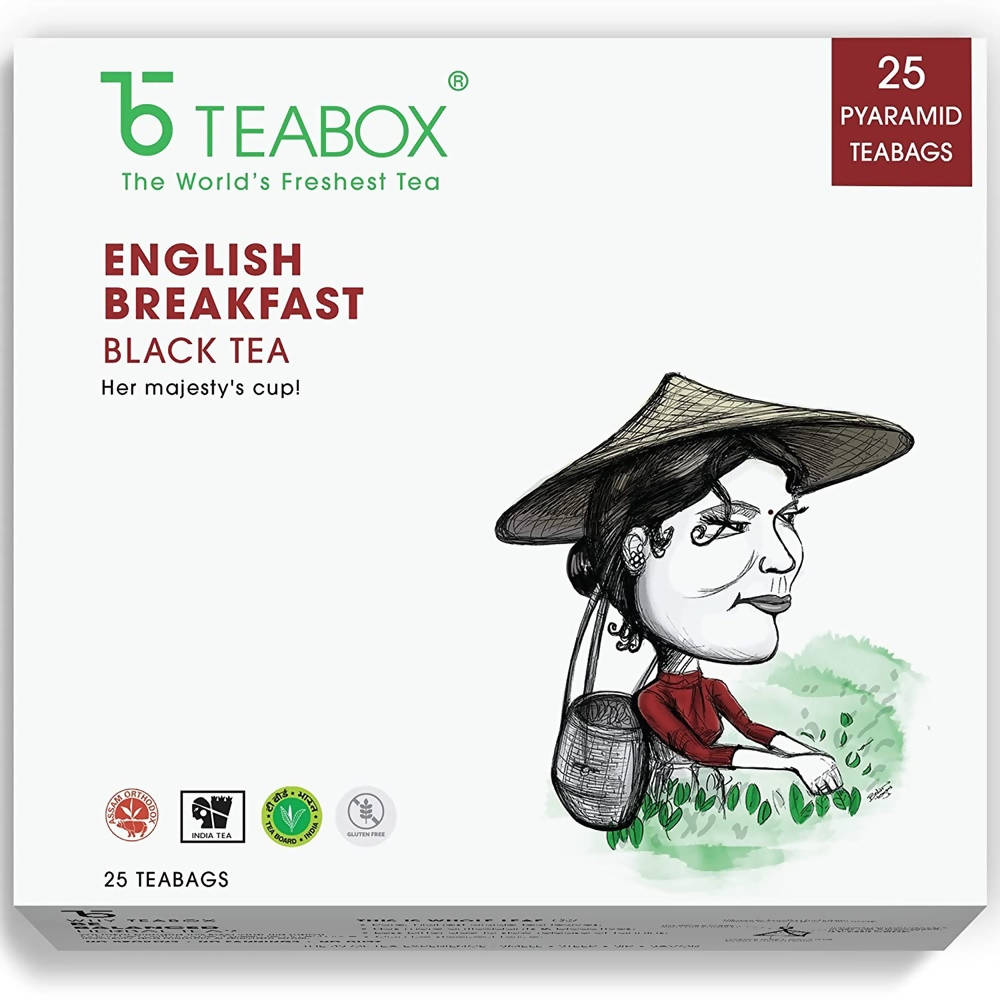 Teabox English Breakfast Black Tea Bags | Grocsy