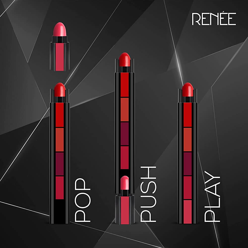Renee Fab 5 Matte Finish 5 In 1 Lipstick | Grocsy