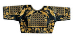 Vamika Black Banglori Silk Embroidery Blouse For Women | Grocsy