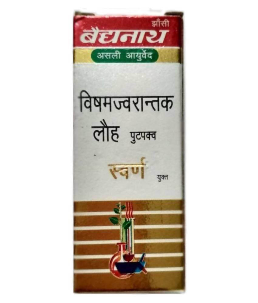 Baidyanath Jhansi Visham Jwarantak Lauh Putpakwa with Gold | Grocsy
