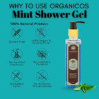 Organicos Mint Shower Gel | Grocsy