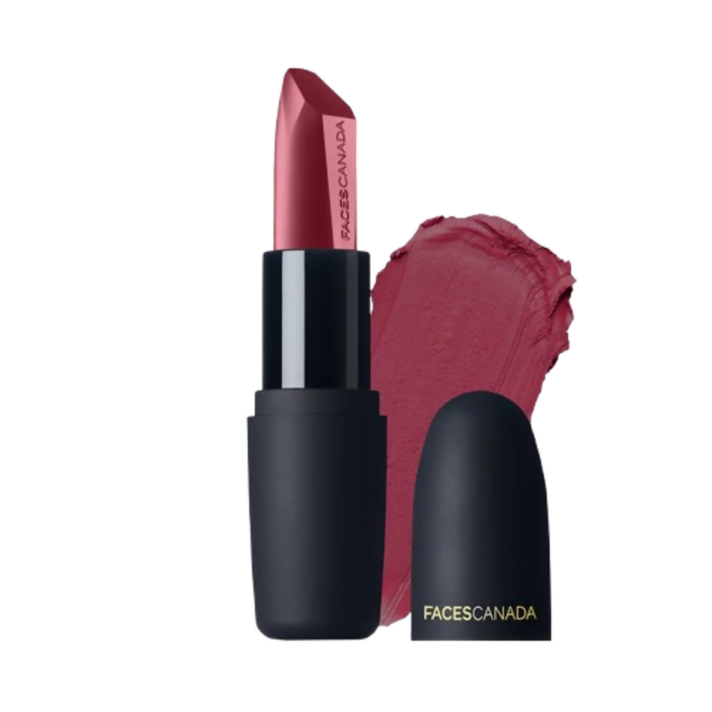 Faces Canada Weightless Matte Finish Lipstick - Flamboyant Plum 12 | Grocsy
