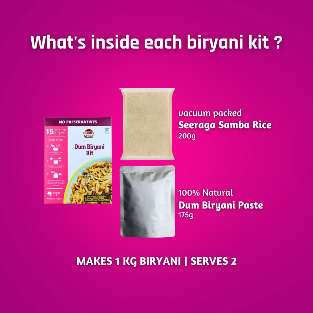 CurryChief Dum Biryani Kit | Grocsy