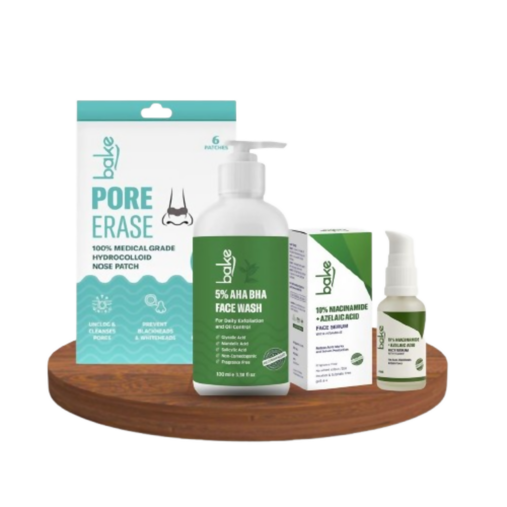 Bake 2% Salicylic Acid Pore Erase Nose Strips - Pore Erase Combo | Grocsy