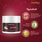 Coronation Herbal Pink Rose Clay Face Mask | Grocsy
