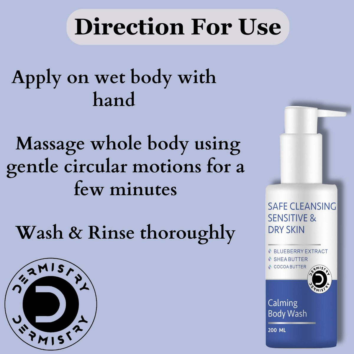 Dermistry Calming Body Wash & Nourishing Body Butter | Grocsy