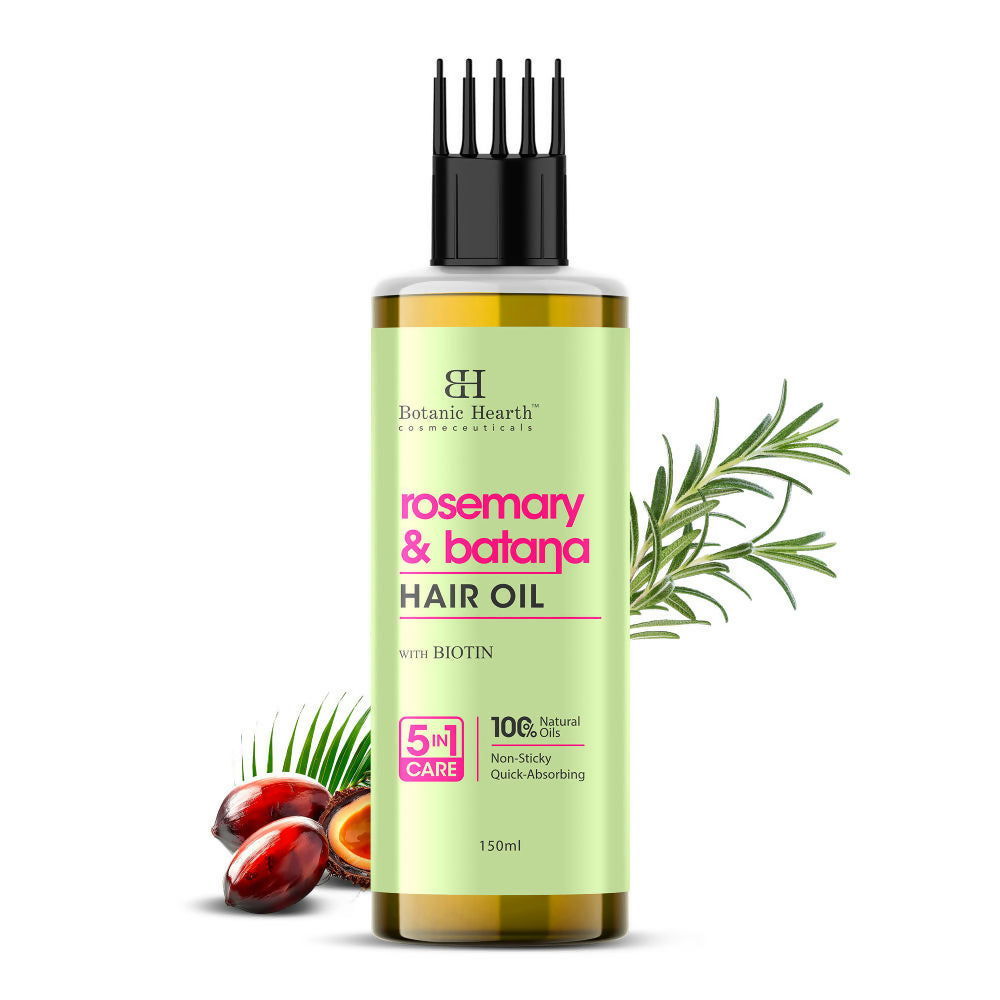 Botanic Hearth Rosemary & Batana Hair Oil | Grocsy