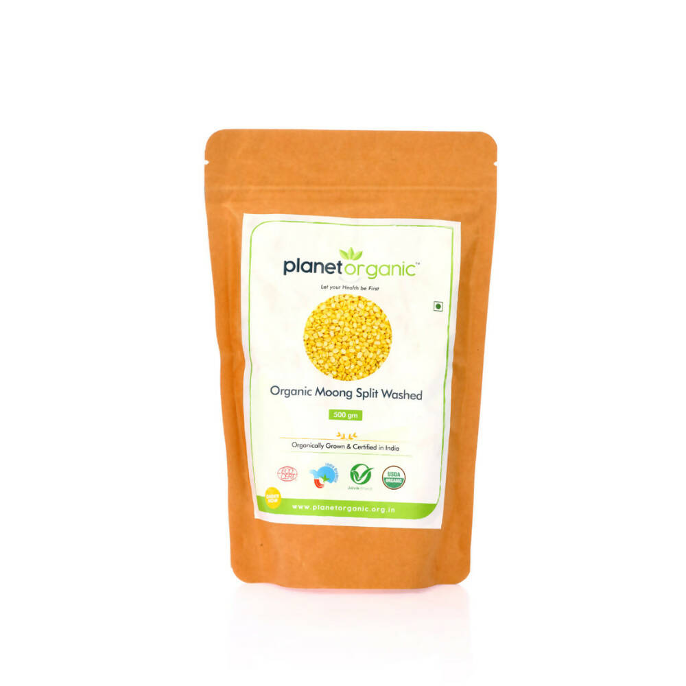 Planet Organic Moong Dal Split Washed | Grocsy
