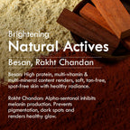 Nat Habit Brightening Ubtan Tikta Face Wash | Grocsy