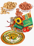 Bikano Rakhi Puja Thali with Dryfruits | Grocsy