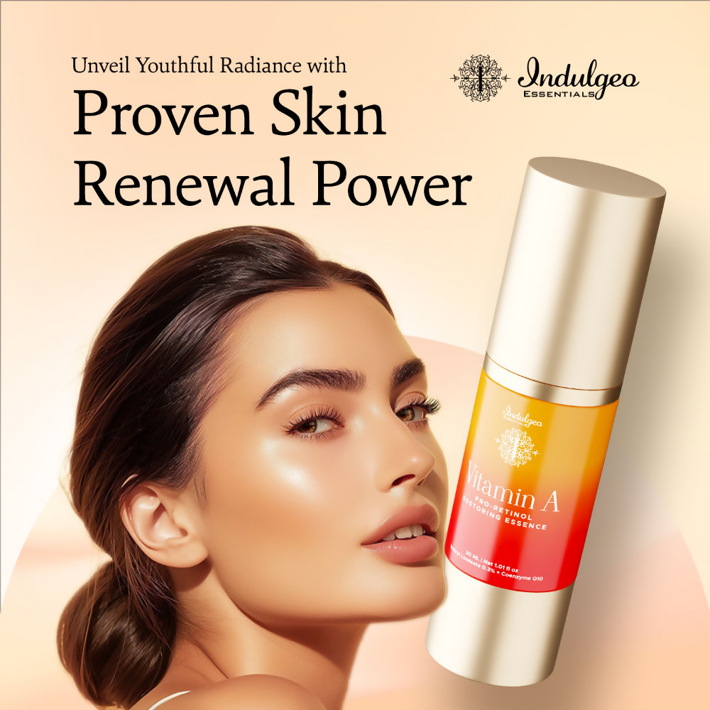 Indulgeo Essentials Vitamin A Pro-Retinol Restoring Essence Serum | Grocsy