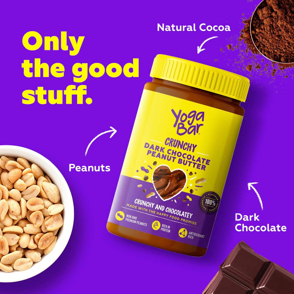 Yoga Bar Crunchy Dark Chocolate Peanut Butter | Grocsy