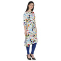 Kanoor Women's Multicolour A line kurti | Grocsy
