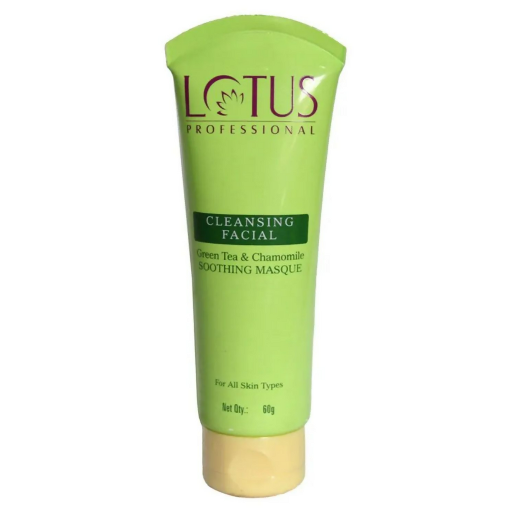 Lotus Professional Cleansing Facial Green Tea And Chamomile Soothing Mask | Grocsy