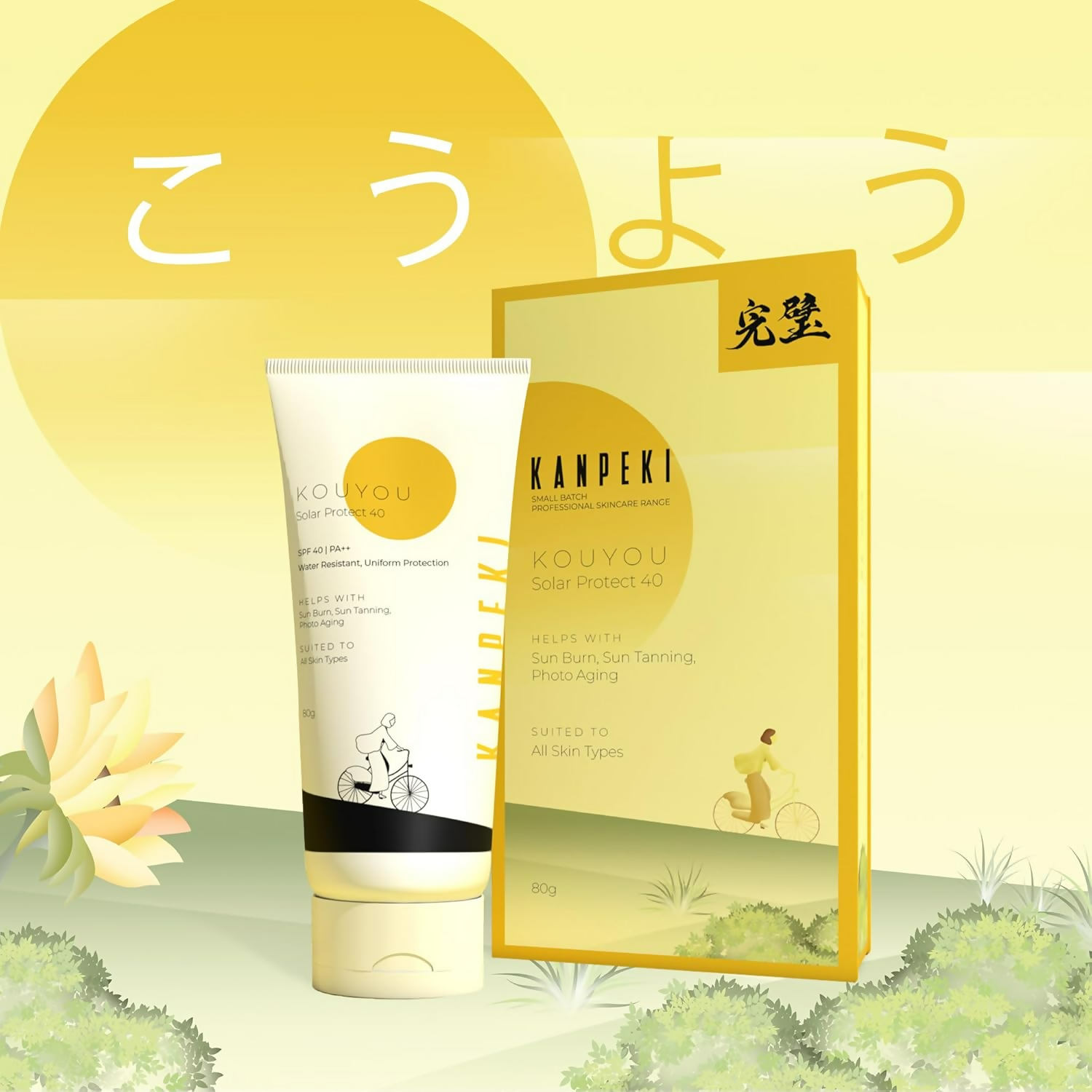 Kanpeki Kouyou Sunscreen Spf 40 For Women & Men | Grocsy