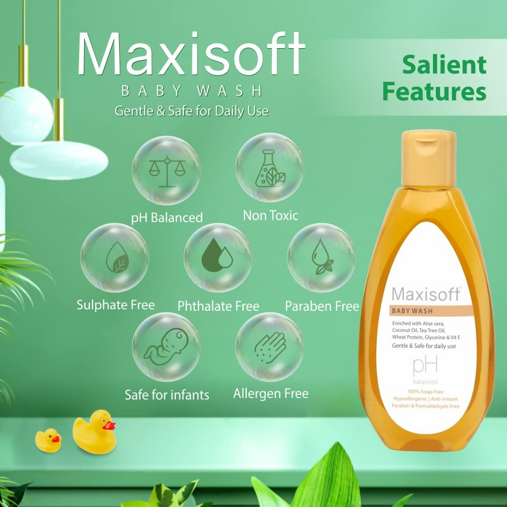 Maxisoft Skin Nourishing Baby Wash | Grocsy