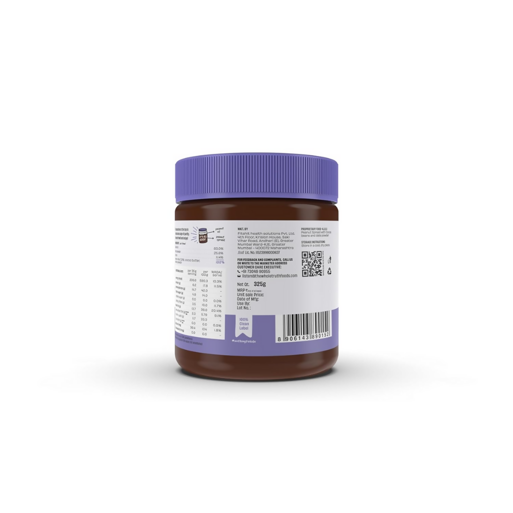 The Whole Truth Dark Chocolate Peanut Butter - Crunchy | Grocsy