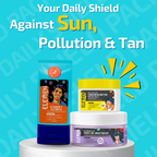 Elemen Daily Shield Pack: Facewash + Moisturiser + Sunscreen | Grocsy