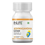 Inlife Ashwagandha Ghan Capsules | Grocsy