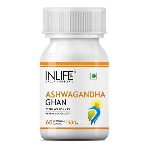 Inlife Ashwagandha Ghan Capsules | Grocsy