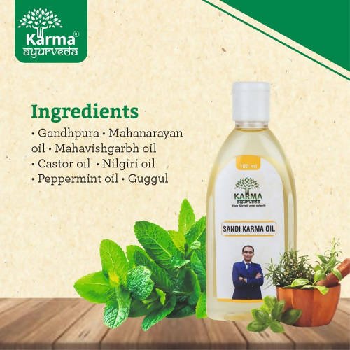 Ayukarma Ayurveda Sandi Joint Pain Karma Oil | Grocsy