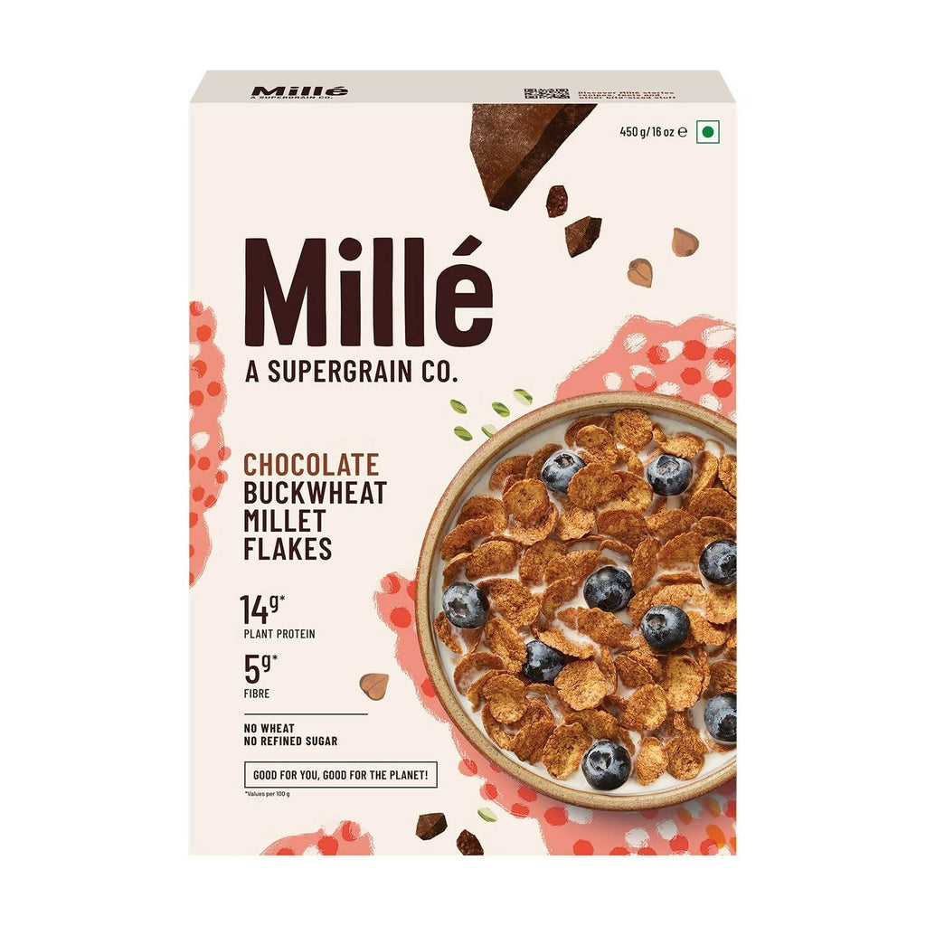 Mille Chocolate Buckwheat Breakfast Flakes | Grocsy