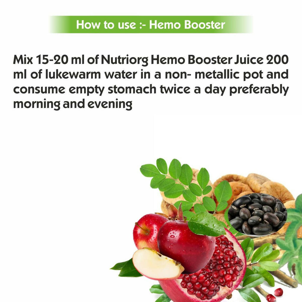 Nutriorg Hemobooster Juice | Grocsy
