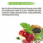Nutriorg Hemobooster Juice | Grocsy