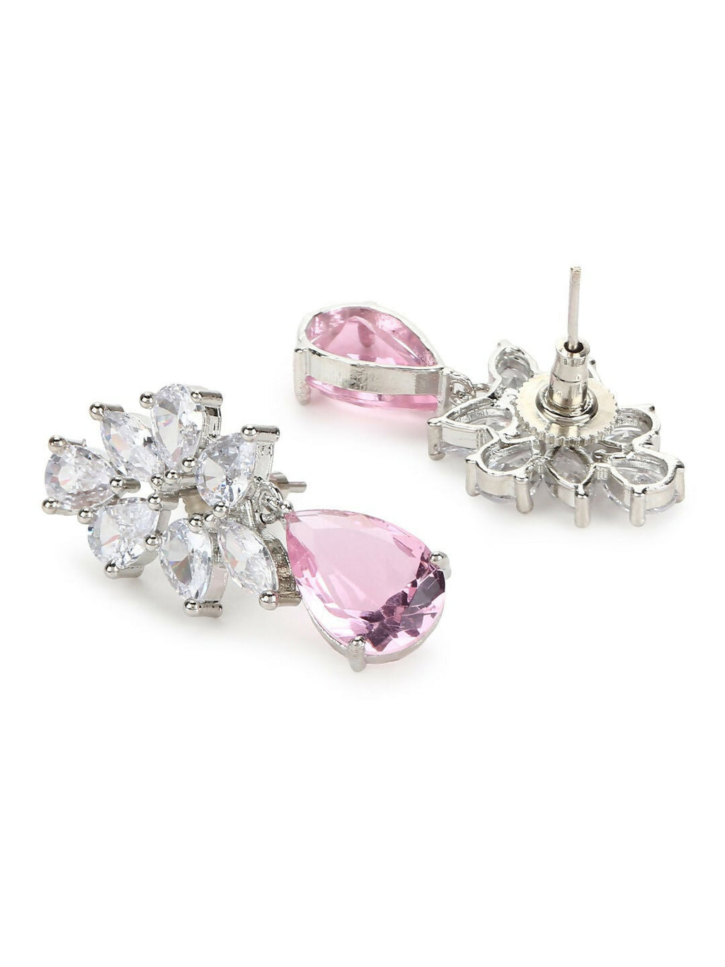 Champagne Stone Earrings- Ruby Raang | Grocsy