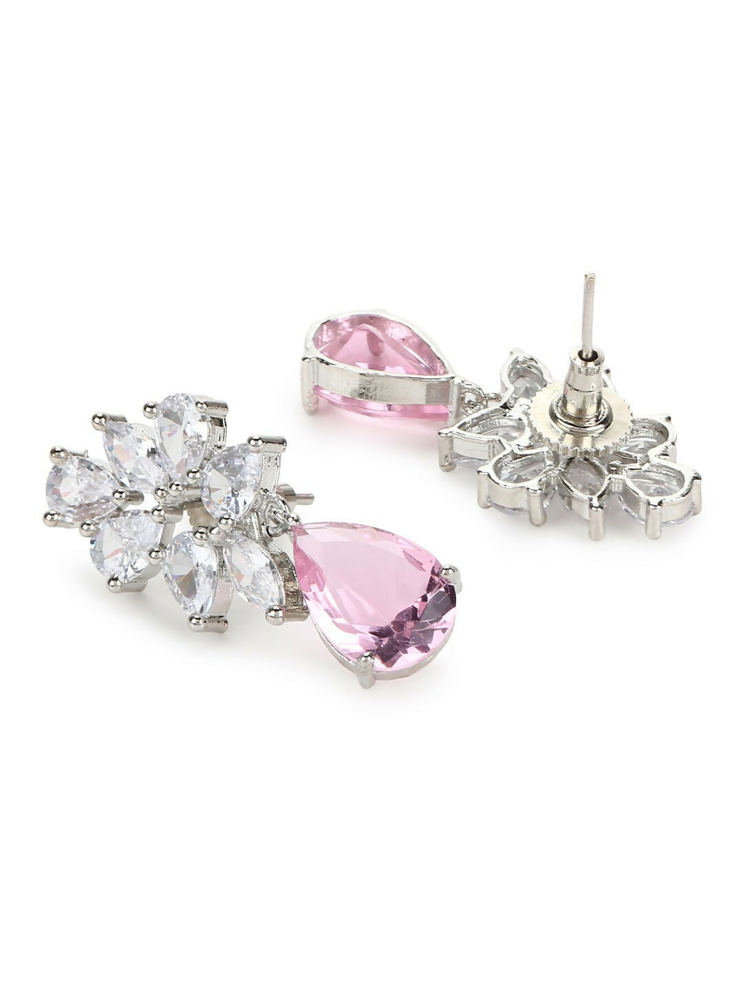 Champagne Stone Earrings- Ruby Raang | Grocsy
