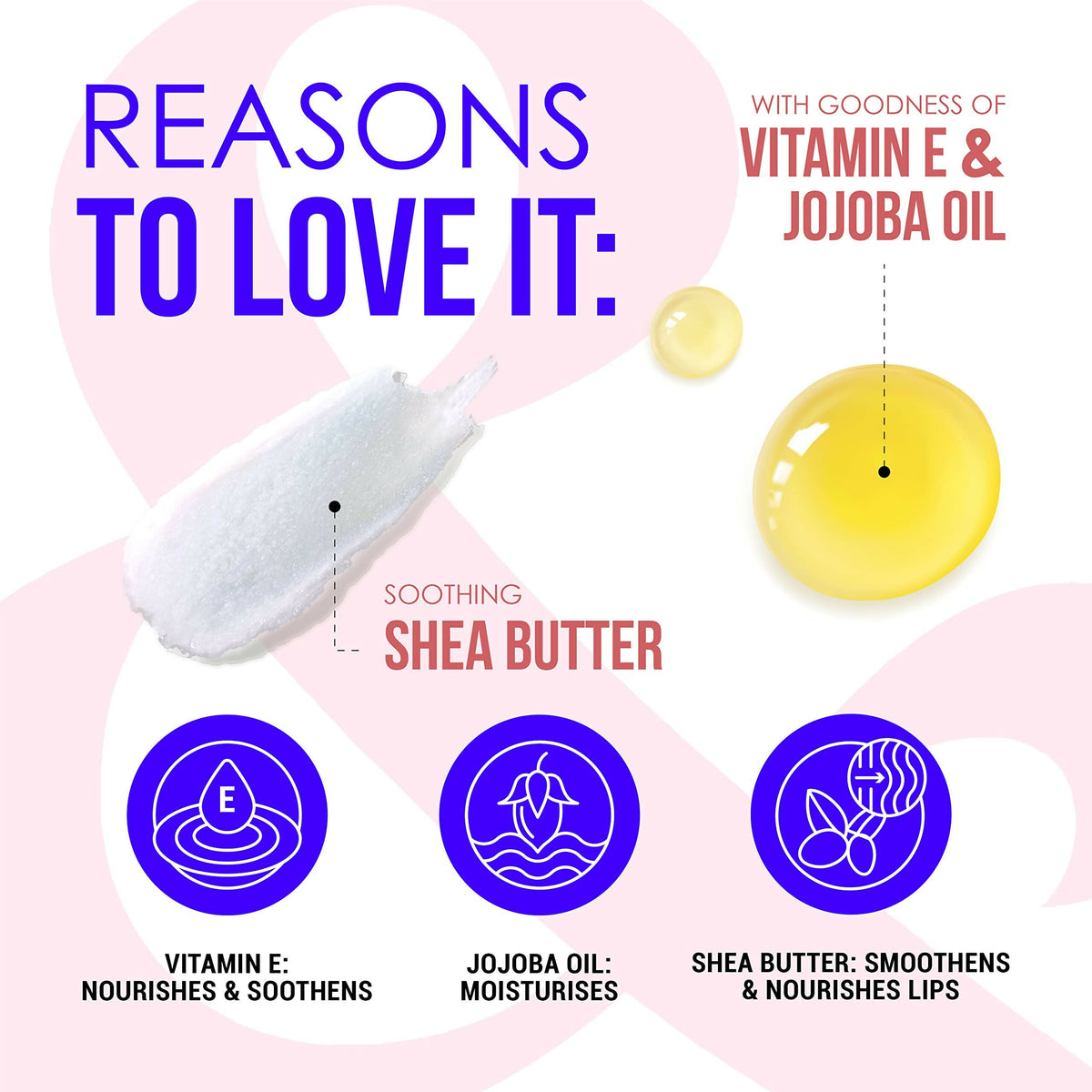 Blue Heaven Jelly & Butter Lip Balm - Caramel Brown, infused with Shea Butter & Vitamin E, Fades Pigmentation | Grocsy