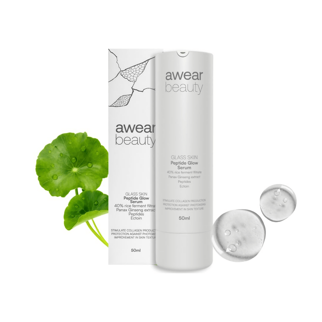 Awear Beauty Glass Skin Peptide Glow Serum | Grocsy