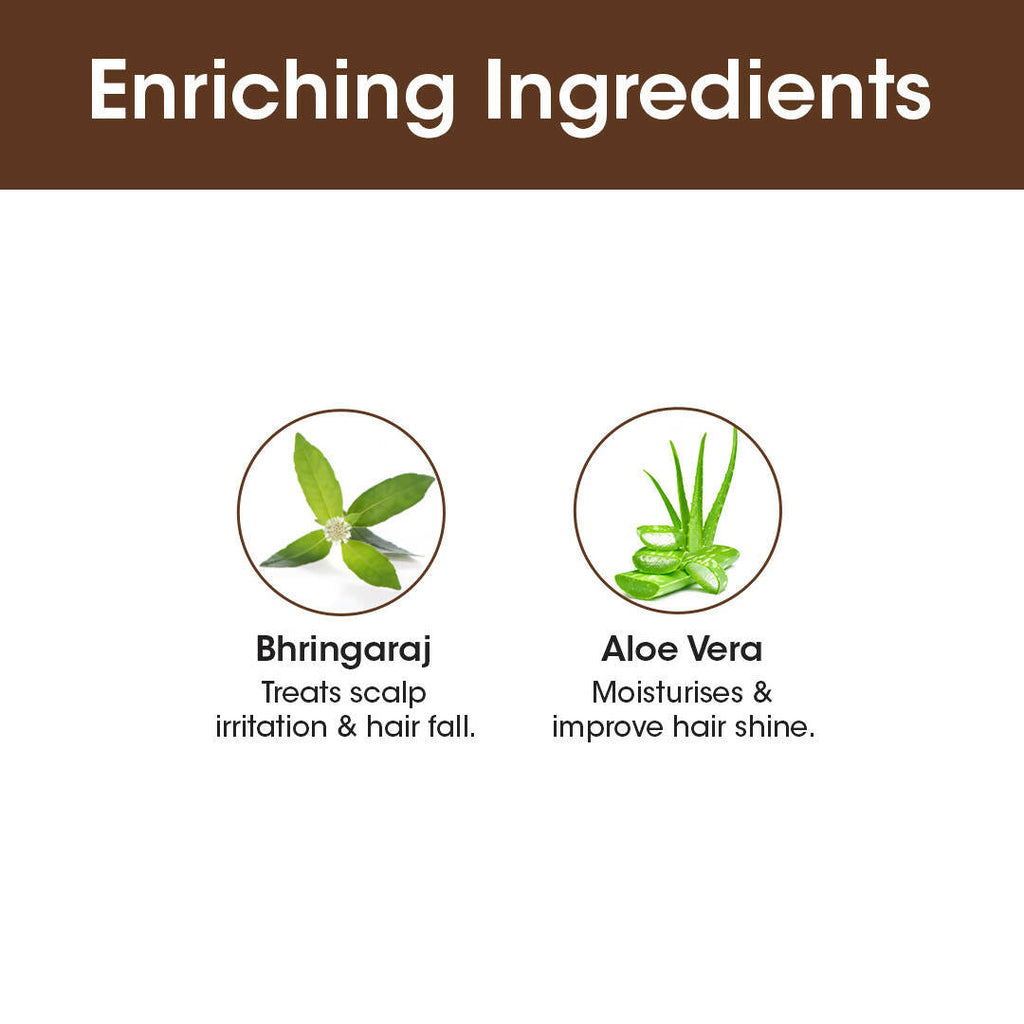 TAC - The Ayurveda Co. Bhringabali Hair Cleanser (Shampoo) for Hairfall Contrl, Anti Dandruff | Grocsy
