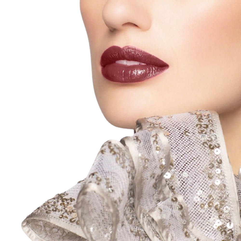 Manish Malhotra Hi-Shine Lipstick - Mauve Struck (4 Gm) | Grocsy