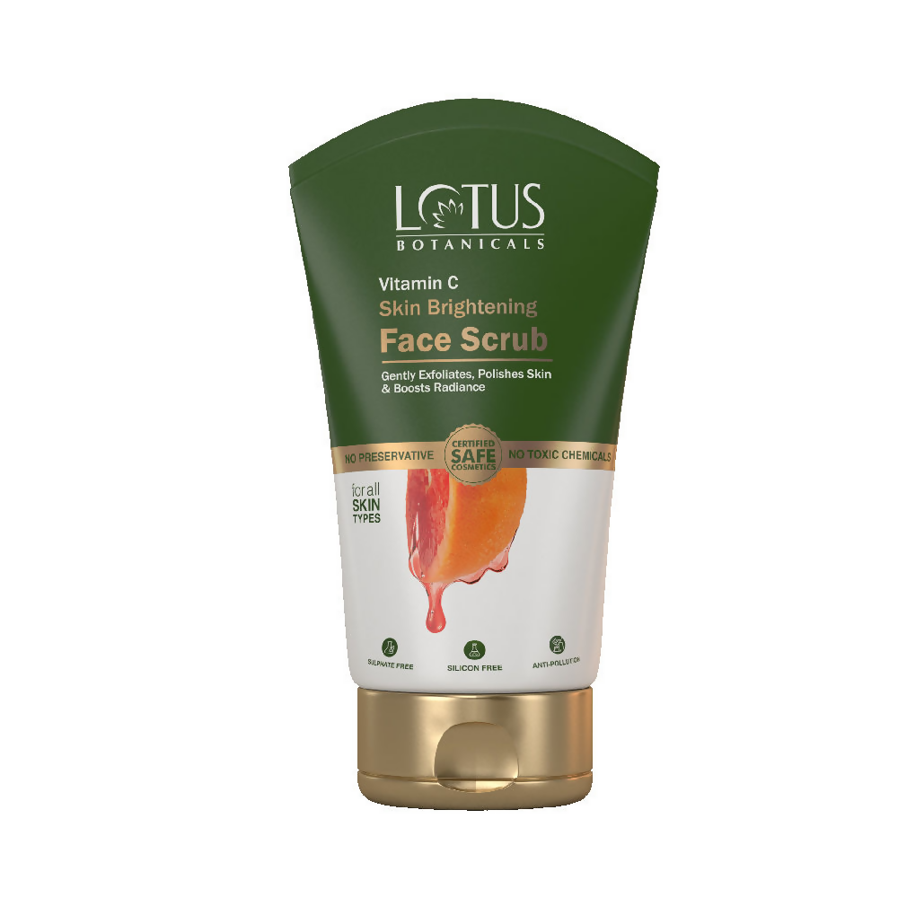 Lotus Botanicals Vitamin C Skin Brightening Face Scrub | Grocsy