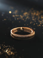 NVR Women's Gold-Polished Stylish Ring With Ad Stones | Grocsy