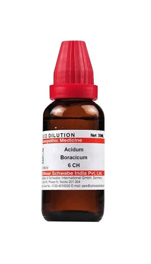 Dr. Willmar Schwabe India Acidum Boracicum Dilution | Grocsy