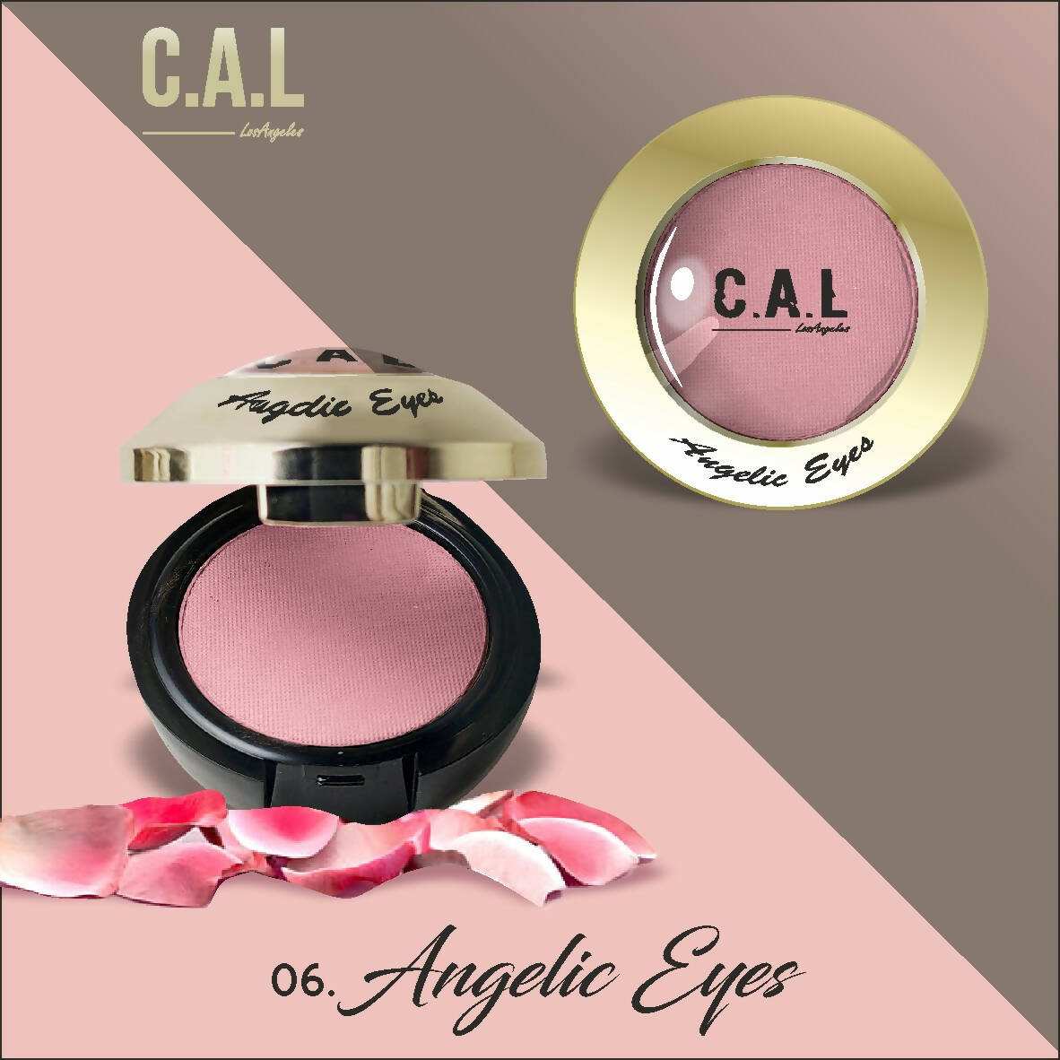 CAL Los Angeles Angelic Eye Shadow (Single Eyes) 06-Maroon | Grocsy