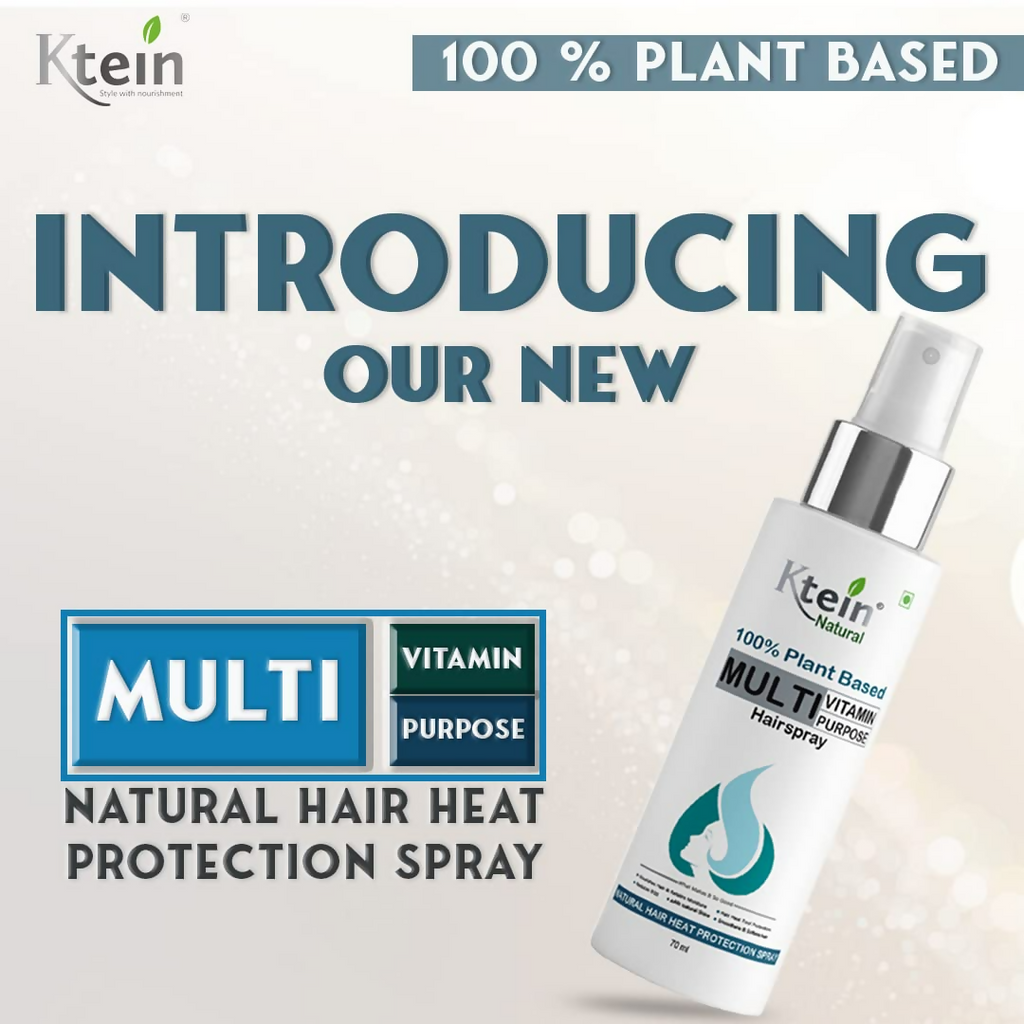 Ktein Natural 100% Plant Based Multi Vitamin Purpose with Deep Nourishment Hairspray For Hair | Grocsy