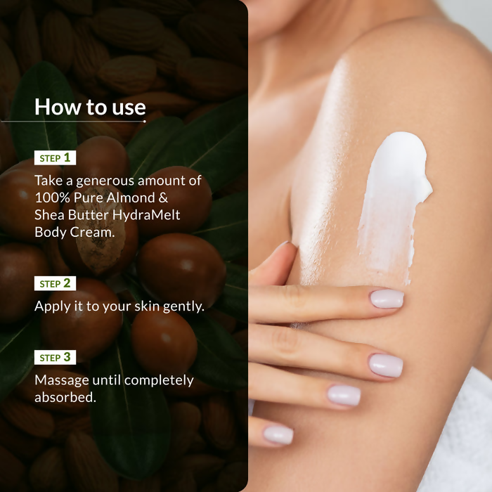 Lotus Botanicals 100% Pure Almond & Shea Butter HydraMelt Body Cream | Grocsy