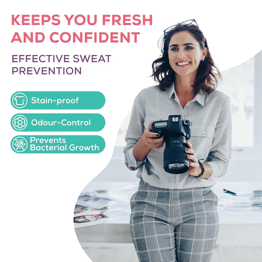 Bronson Professional Underarm Sweat Pads Disposable Prevent Stains & Absorb Sweat | Grocsy