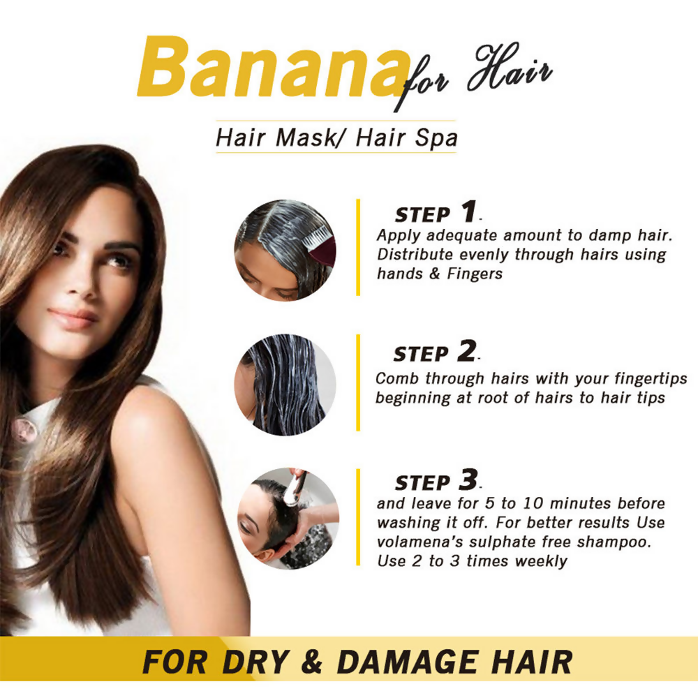 Volamena Nourishing Banana Hair Mask | Grocsy
