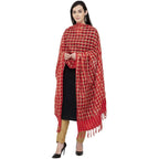 A R Silk Golder Box Regular Dupatta Color Red Dupatta or Chunni | Grocsy