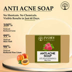 Ivory Natural Anti Acne Soap - Restore Radiance & Nourish Skin For Both Men & Women | Grocsy