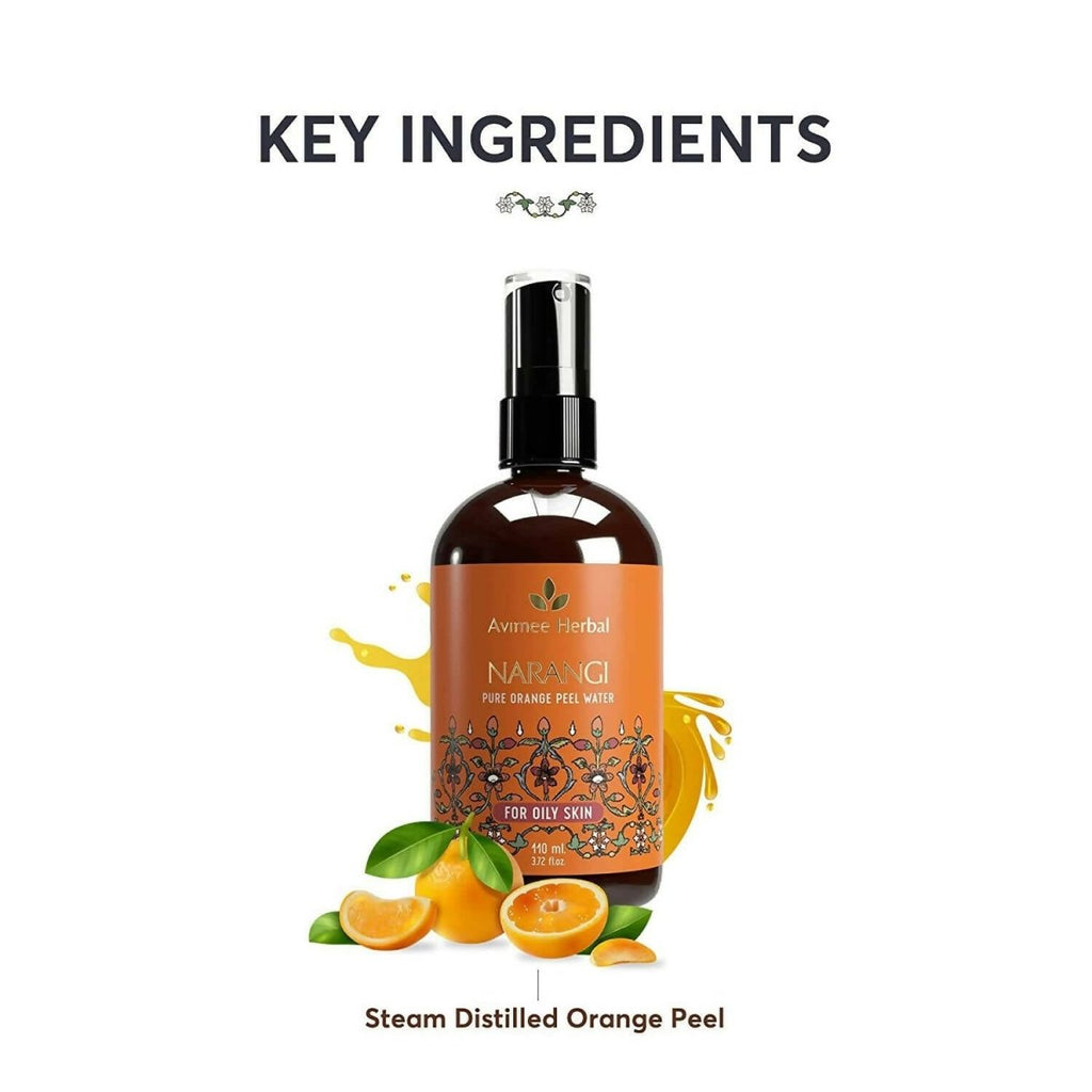Avimee Herbal Narangi Pure Orange Peel Water For Oily Skin | Grocsy