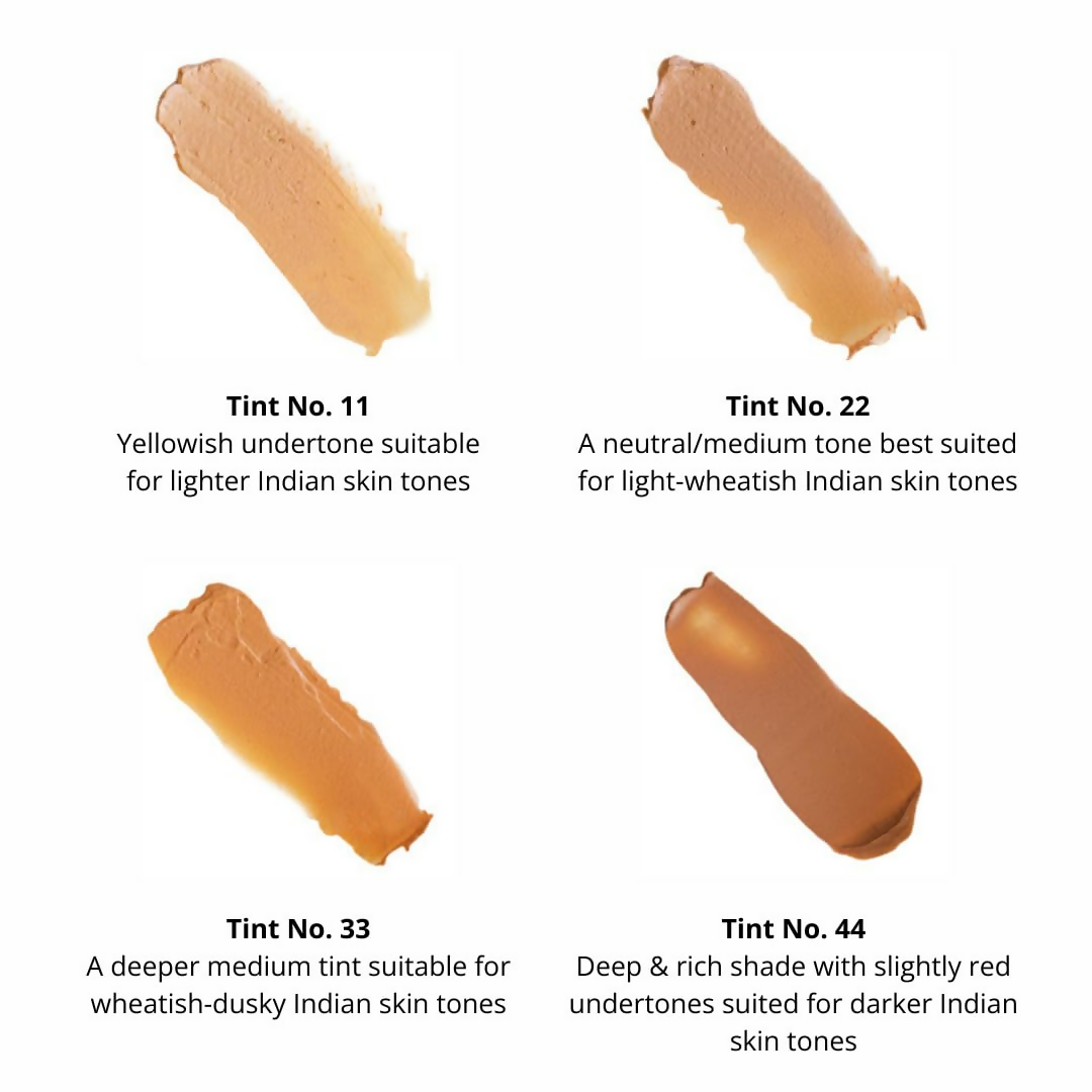 Sandiva One & Done Tinted Sunscreen With Zinc Oxide, SPF 35 PA++++, No White Cast - Tint 11 | Grocsy