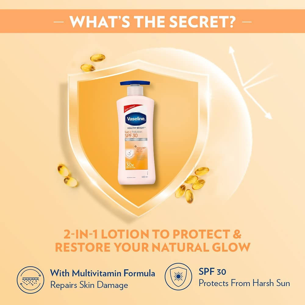 Vaseline Sun Protect SPF 30 Serum In Lotion With UVA + UVB Protection, PA+++ | Grocsy
